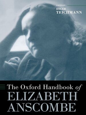 cover image of The Oxford Handbook of Elizabeth Anscombe
